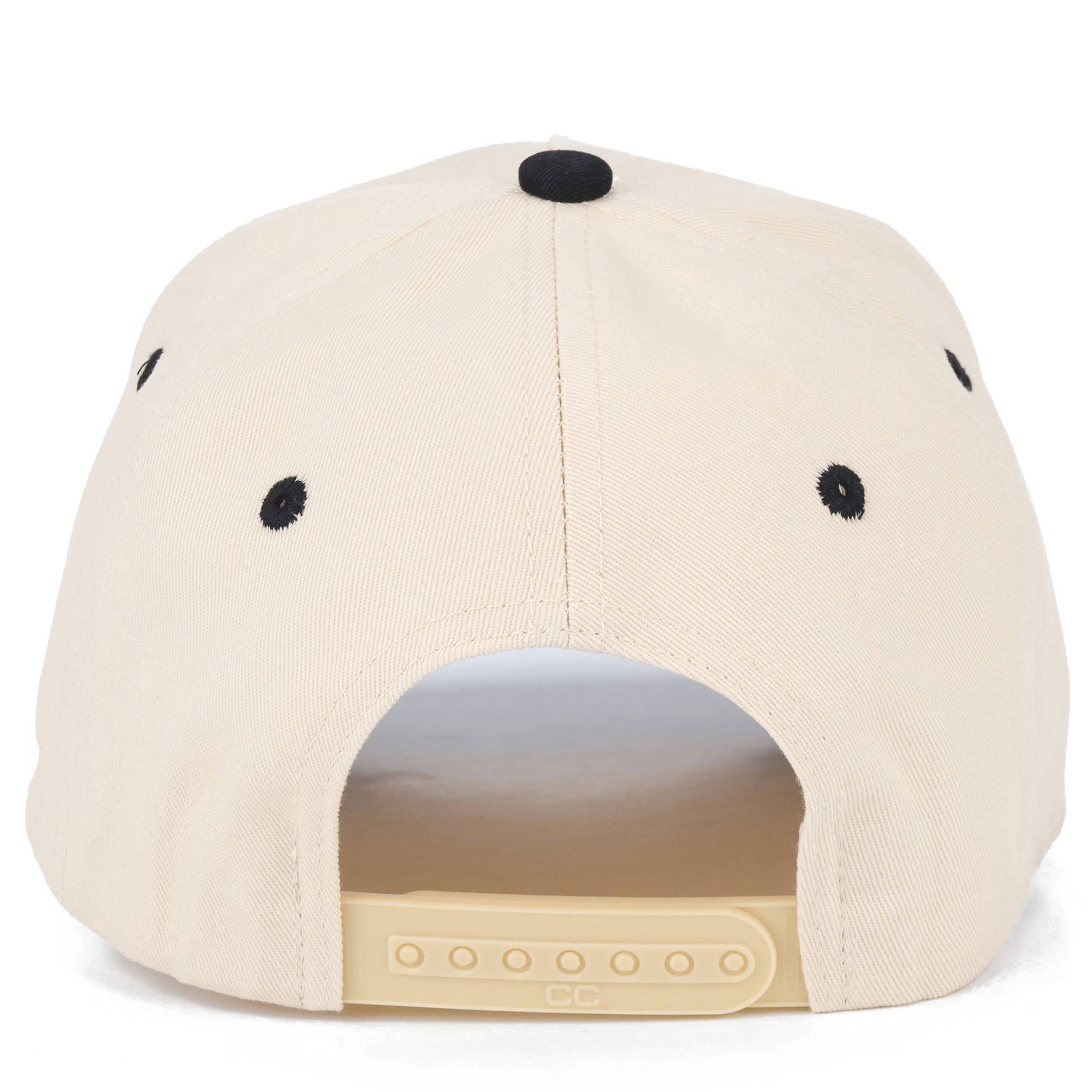 C.C GOLF Letter Embroidered on Two Tone Trucker Hat